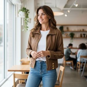 ‎Pia Rucci ~ Vintage  Linen Jacket